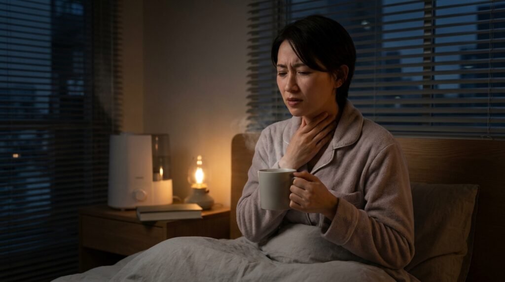 How to Relieve Itchy Throat at Night