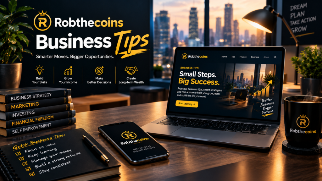 Robthecoins Business Tips