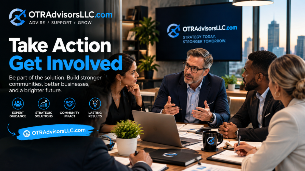 Take Action Get Involved OTRAdvisorsLLC.com