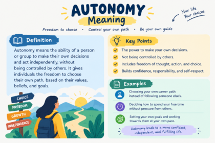 Autonomy Meaning