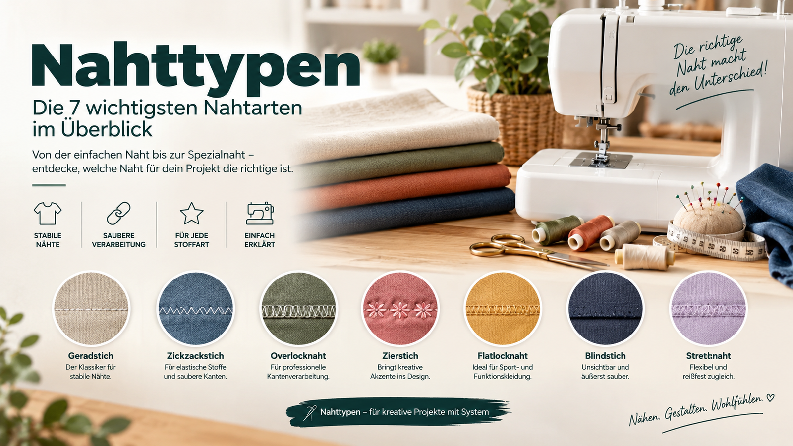 Nahttypen
