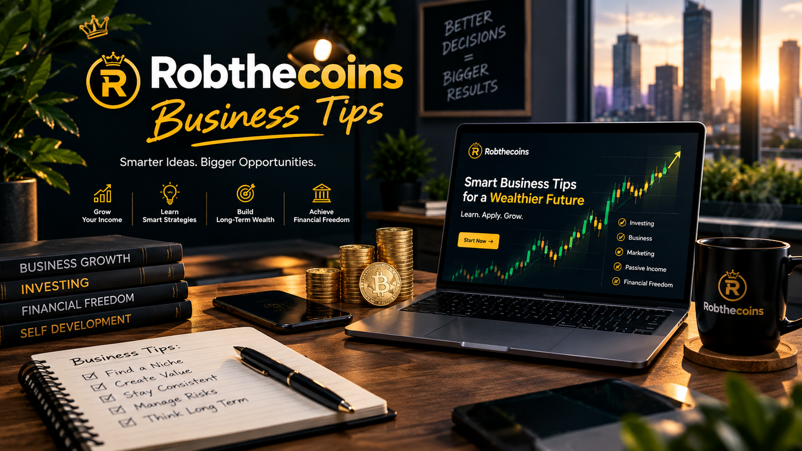Robthecoins Business Tips