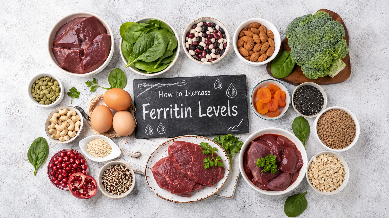 how to increase ferritin levels