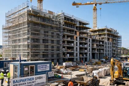 Bauering Slovak construction company building site