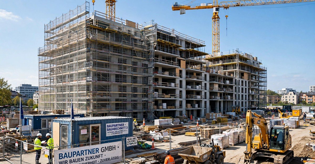 Bauering Slovak construction company building site