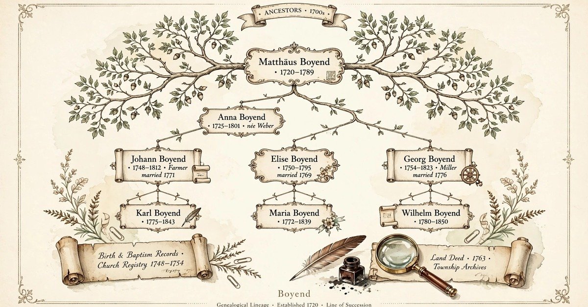 Boyend surname heritage