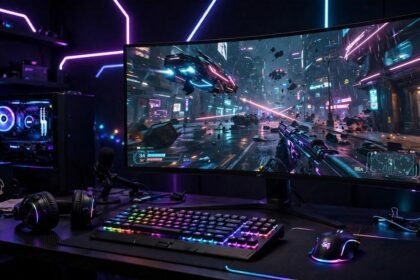 tech hacks pblinuxgaming - Linux gaming setup with RGB keyboard and mouse