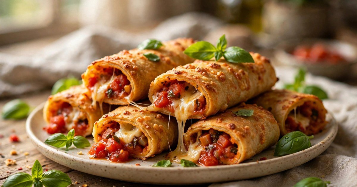 Veganske pizzasnegle: Easy, Fluffy, and Delicious Vegan Pizza Rolls